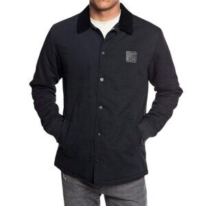 QUIKSILVER Dark Navy Kofuji Jacket – Men's Lightweight Quilted Coat (m)